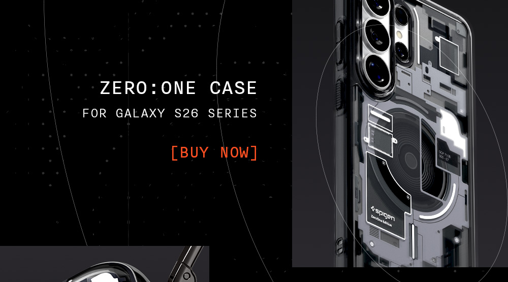 Ultra Hybrid Zero:One Case for Galaxy S26 series. Buy now.
