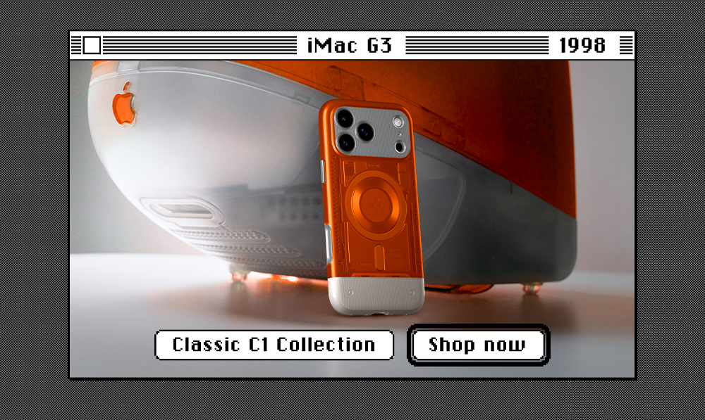 1998: Classic C1 Collection inspired by iMac G3. Shop now.