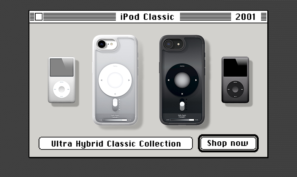 2001: Ultra Hybrid Classic Collection inspired by iPod Classic. Shop now.
