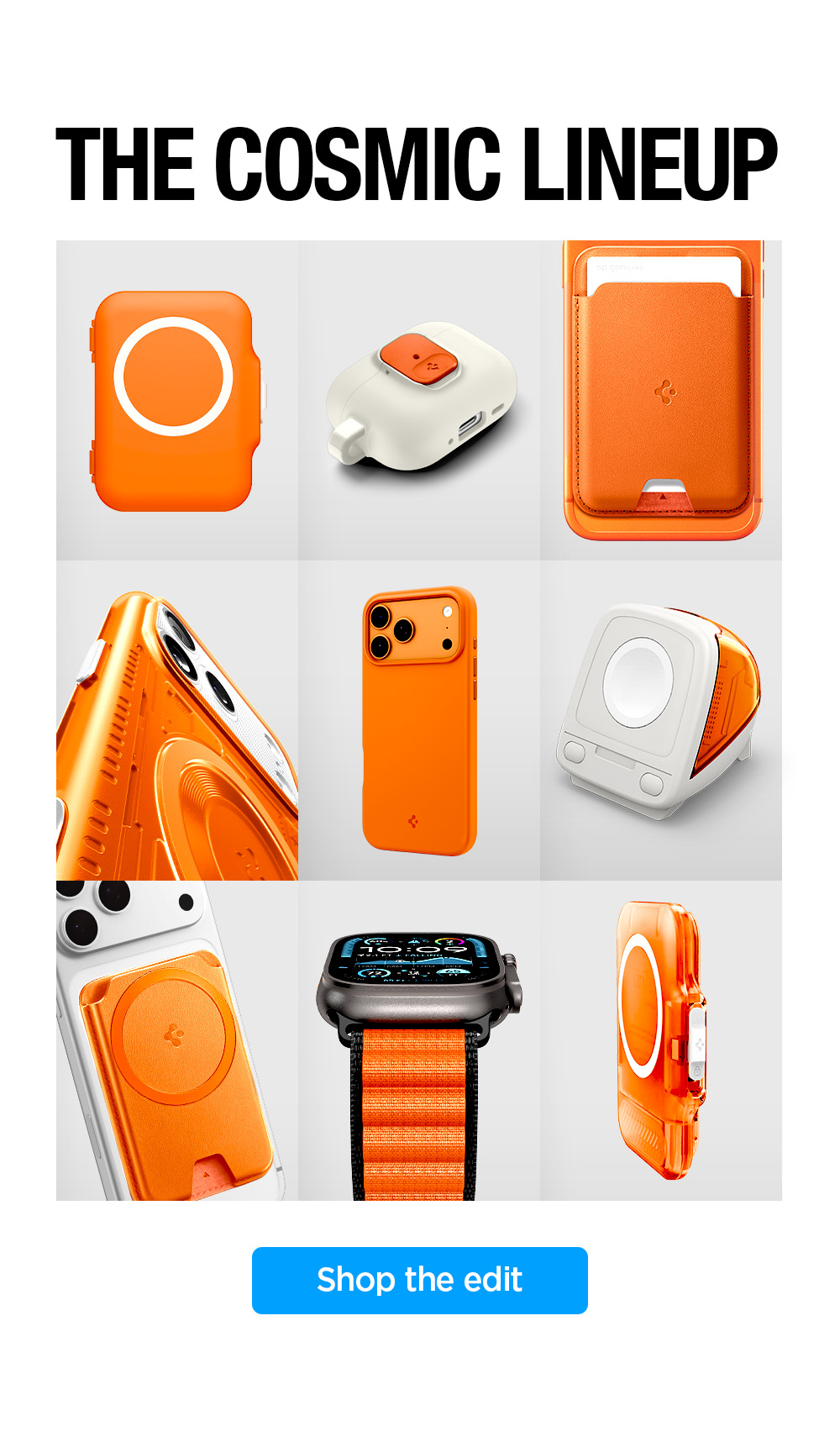 The Cosmic Lineup: Inspired by iPhone's Cosmic Orange colorway. Shop the edit.