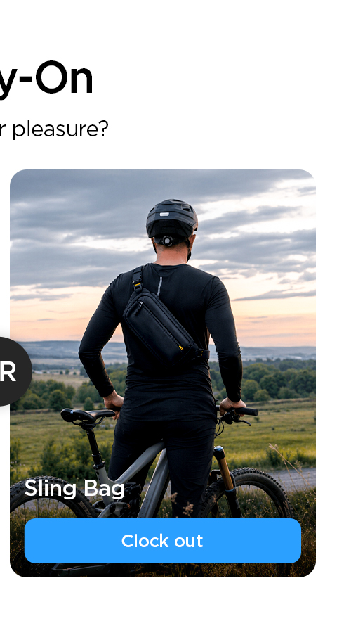 Carry-On: Business or pleasure? Clock out and shop the Sling Bag.