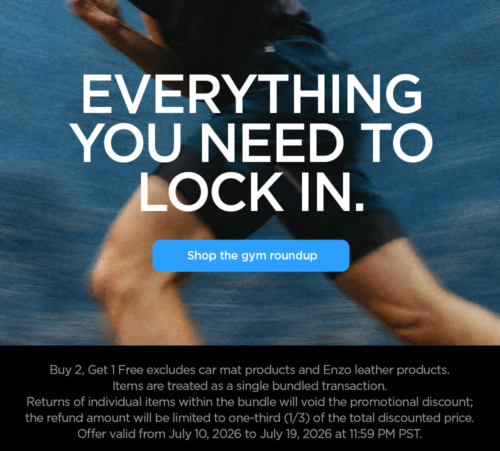 Everything you need to lock in. Shop the gym roundup.