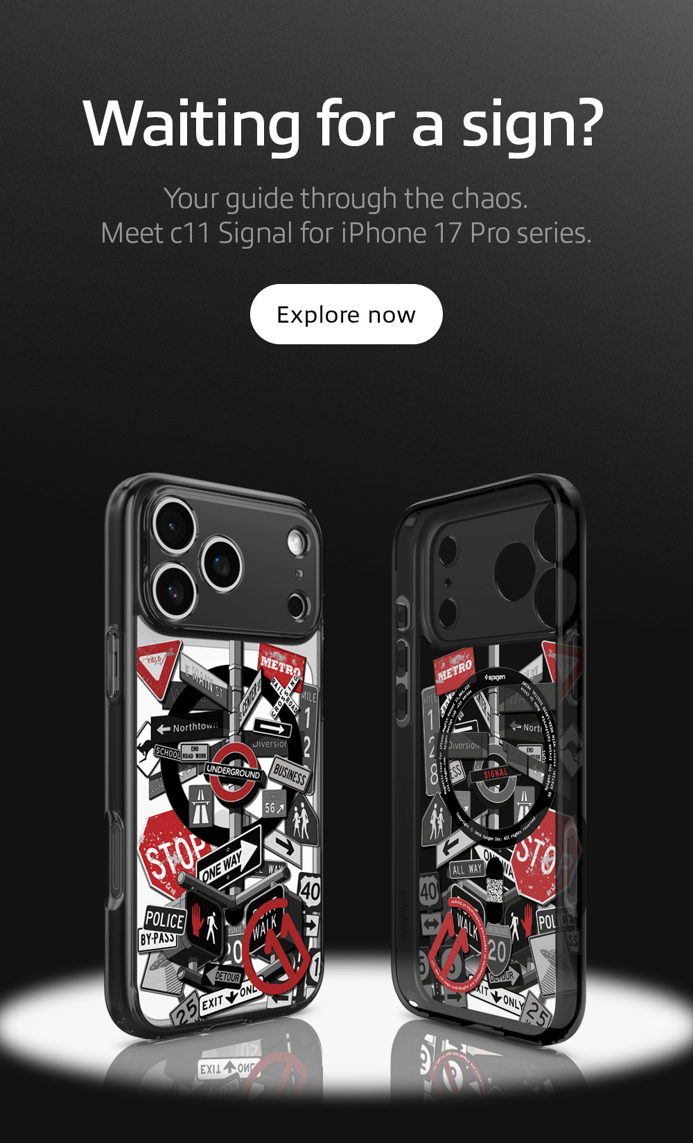 Waiting for a sign? Your guide through the chaos. Meet c11 Signal for iPhone 17 Pro series.
