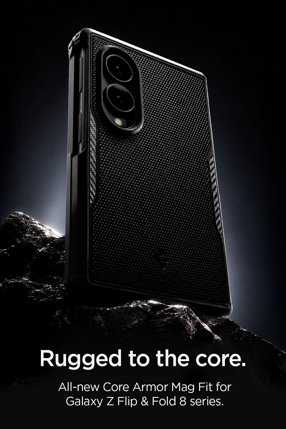 Rugged to the core. All-new Core Armor Mag Fit for Galaxy Z Flip 8, Galaxy Z Fold 8 Ultra, and Galaxy Z Fold 8. 