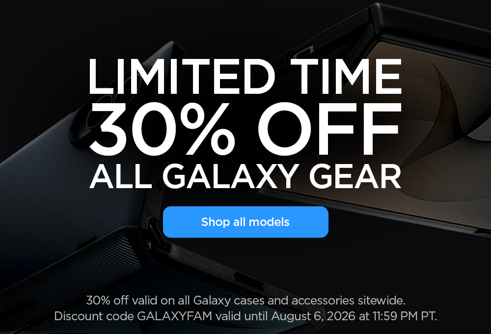 Limited time: 30% off all Galaxy gear. Shop all models.
