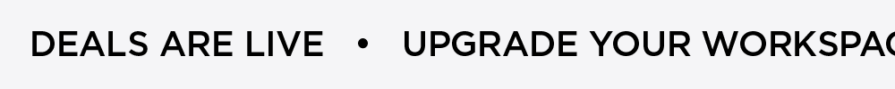 Deals are live. Upgrade your workspace. Save on iPad, tablet, laptop, and desk gear. Shop now.