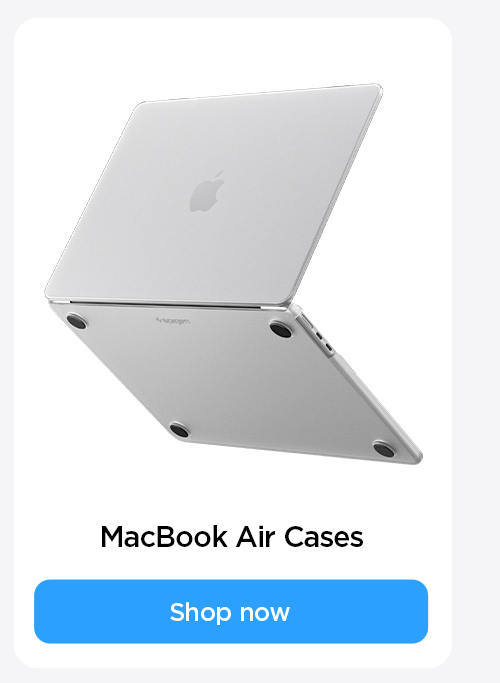 Shop MacBook Air cases.
