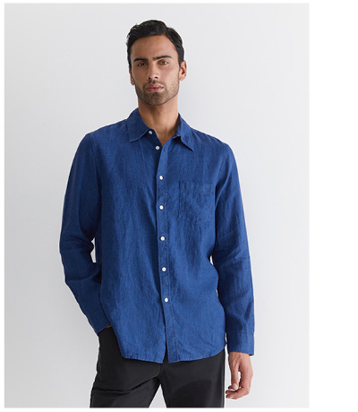 Long Sleeve Linen Shirt 