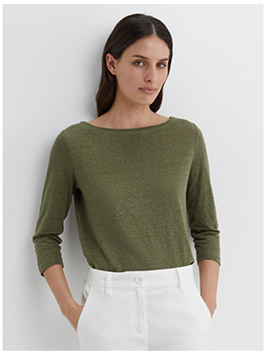 Cecile Linen Top