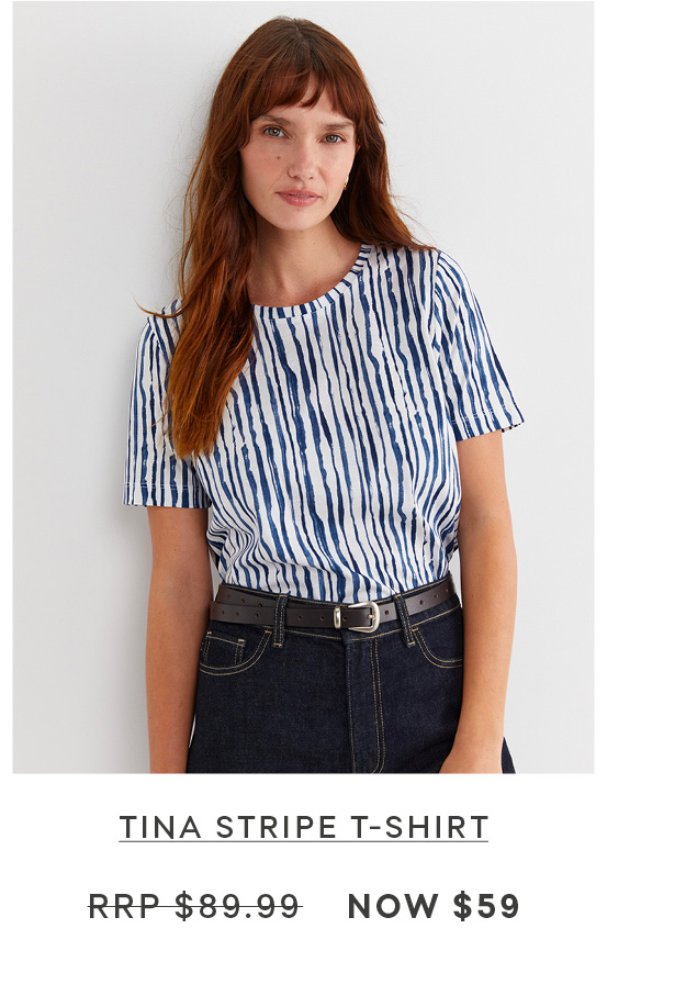 Tina Stripe Tee 