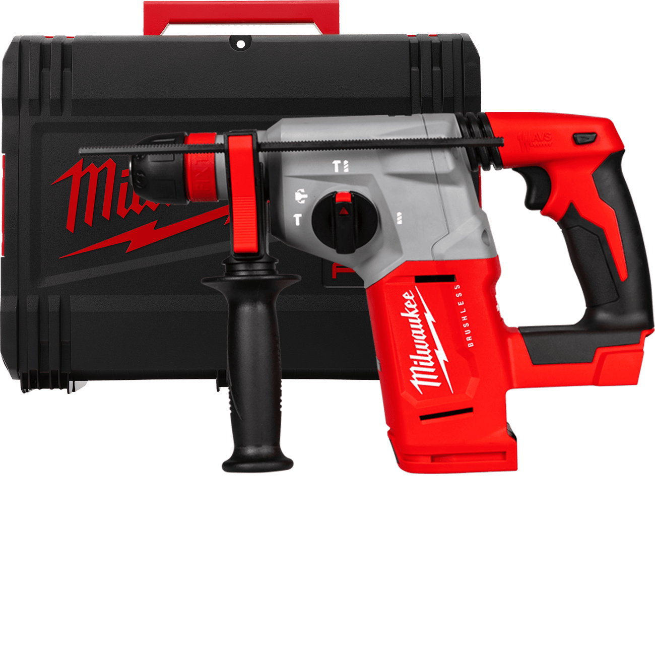 MILWAUKEE M18™ SDS-Plus vŕtacie kladivo 4-režimové s FIXTEC™