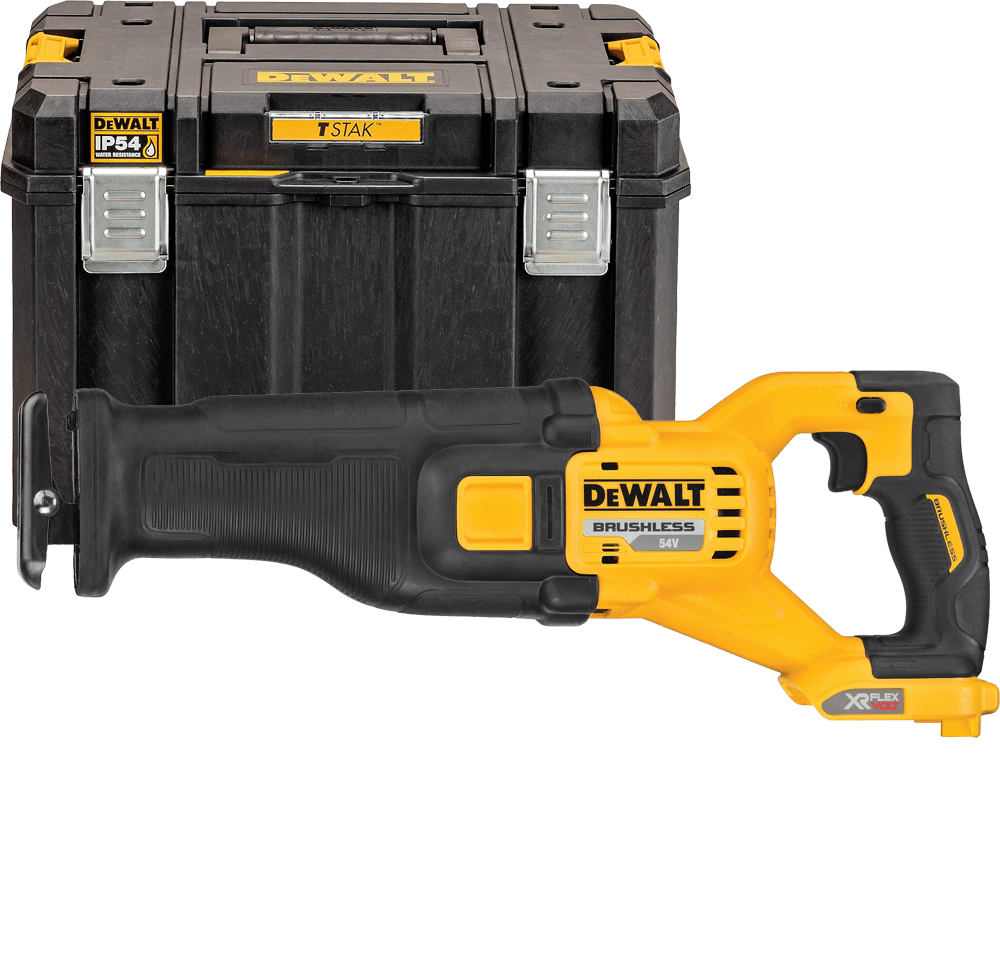 DEWALT 54V XR FLEXVOLT™ Aku chvostová píla, bez aku DCS389NT