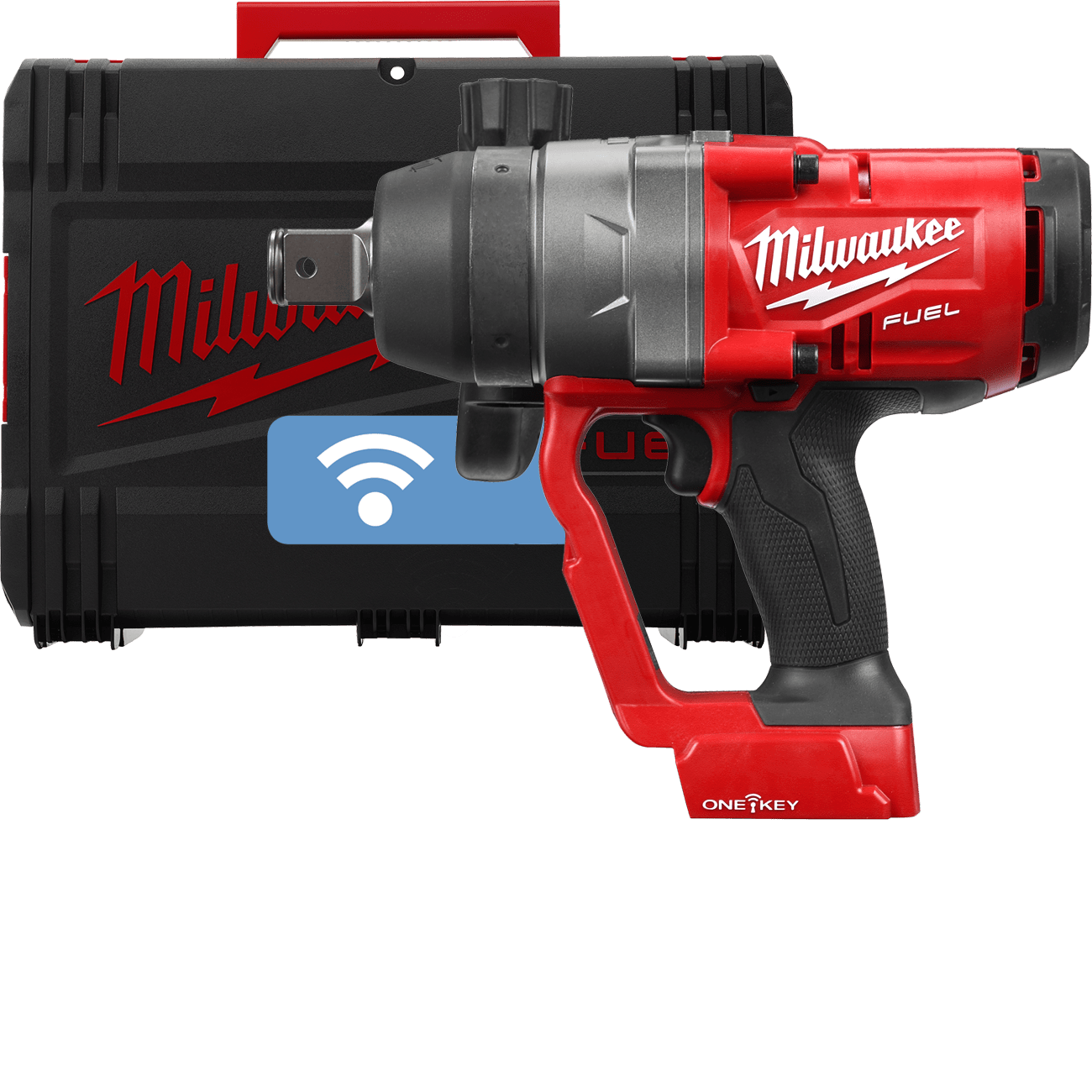 MILWAUKEE M18 FUEL™ ONE-KEY™ 1” Aku rázový uťahovák s poistným krúžkom M18ONEFHIWF1-0X