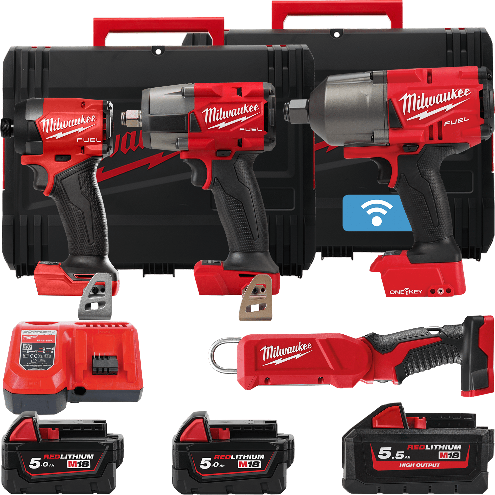 MILWAUKEE M18 FUEL™ Set náradia M18FPP4G3-553XEU