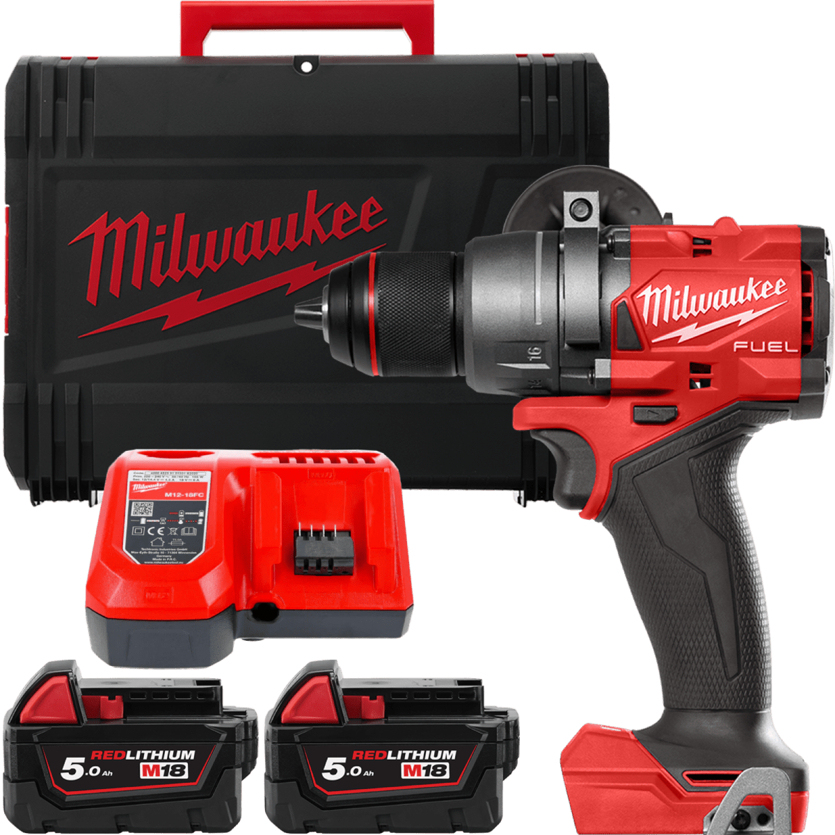 MILWAUKEE M18 FUEL™ Aku vŕtačka s príklepom 4.GEN M18FPD3-502X