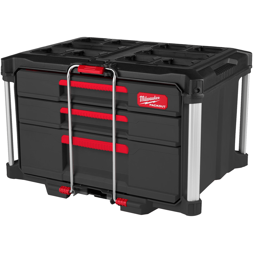 MILWAUKEE PACKOUT™ Box na náradie s 2+1 zásuvkami