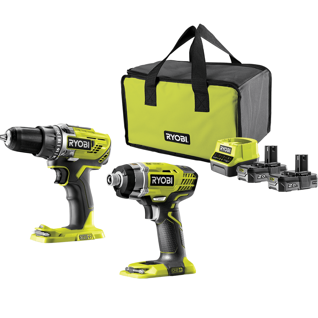 RYOBI 18V ONE+™ Set náradia R18DDID-220S