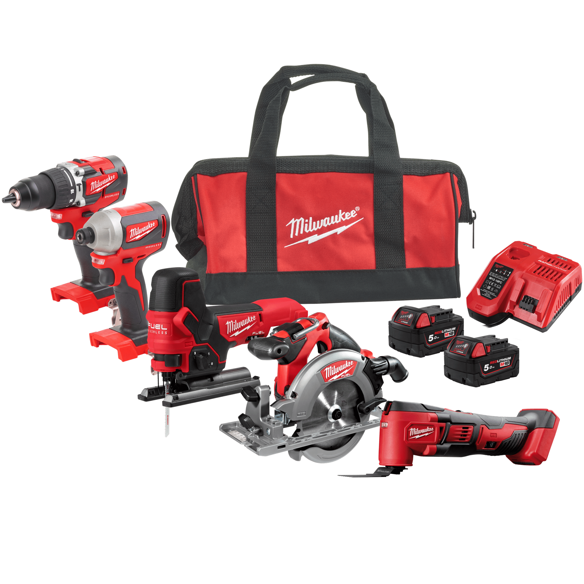 MILWAUKEE M18™ Set náradia M18FPP5K-502B