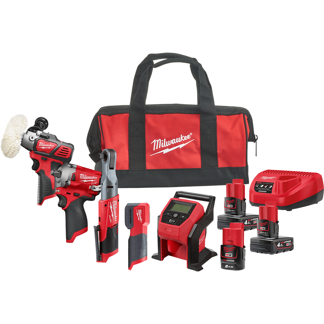 MILWAUKEE M12 FUEL™ Set náradia M12FPP5A-423BEU