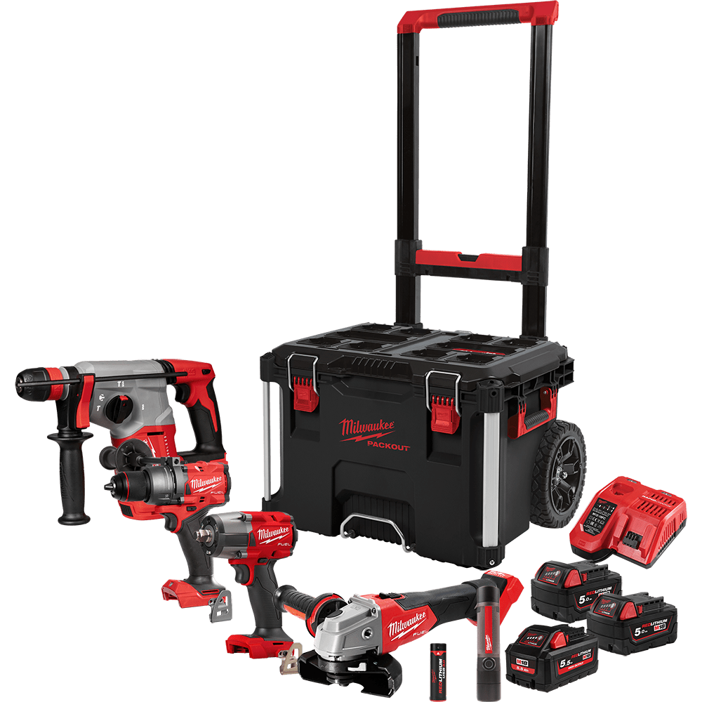 MILWAUKEE M18 FUEL™ Set náradia M18FPP4D-555T