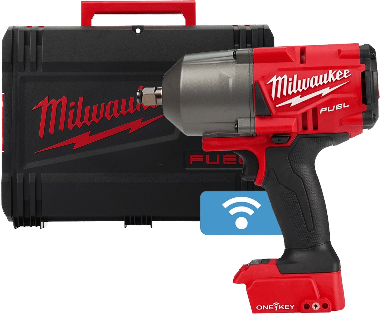 MILWAUKEE M18 FUEL™ ONE-KEY™ 1/2” Aku rázový uťahovák s poistným krúžkom M18ONEFHIWF12-0X