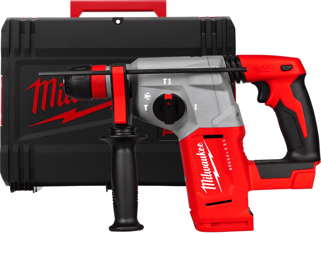 MILWAUKEE M18™ SDS-Plus vŕtacie kladivo 4-režimové s FIXTEC™ M18BLHX-0X