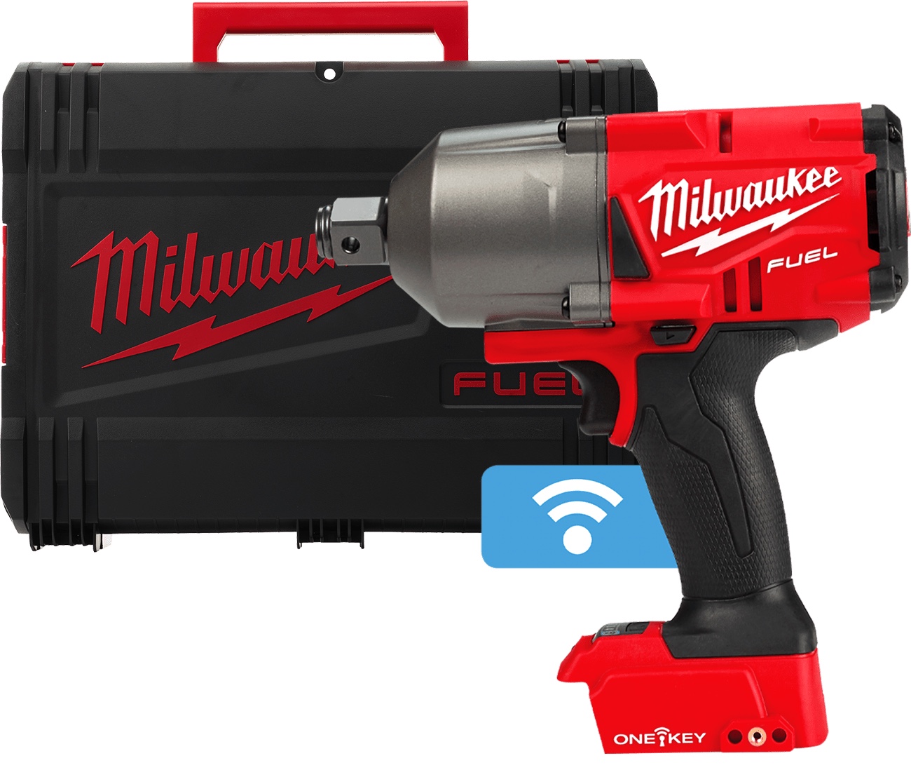 MILWAUKEE M18 FUEL™ ONE-KEY™ 3/4” Aku rázový uťahovák s poistným krúžkom M18ONEFHIWF34-0X