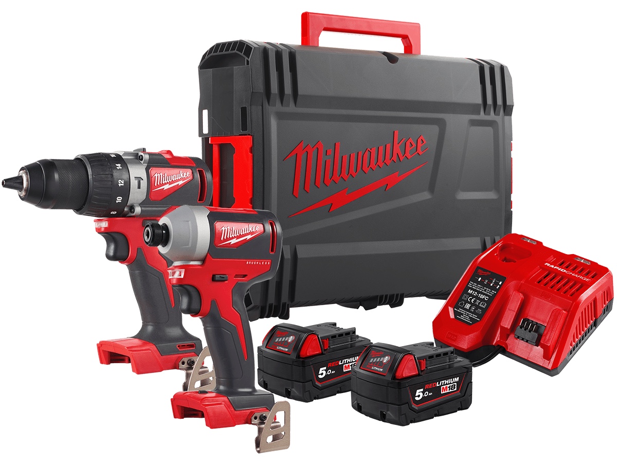 MILWAUKEE M18™ Set náradia M18BLPP2A2-502X