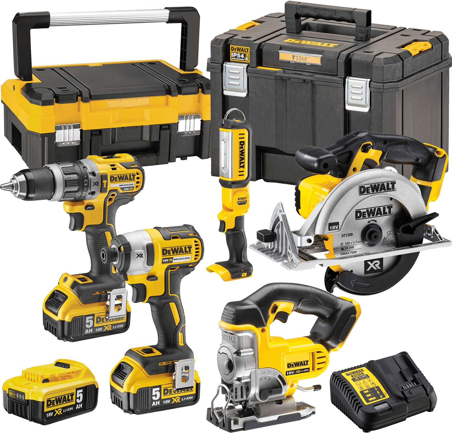 DEWALT 18V XR Aku sada náradia DCK551P3T-QW