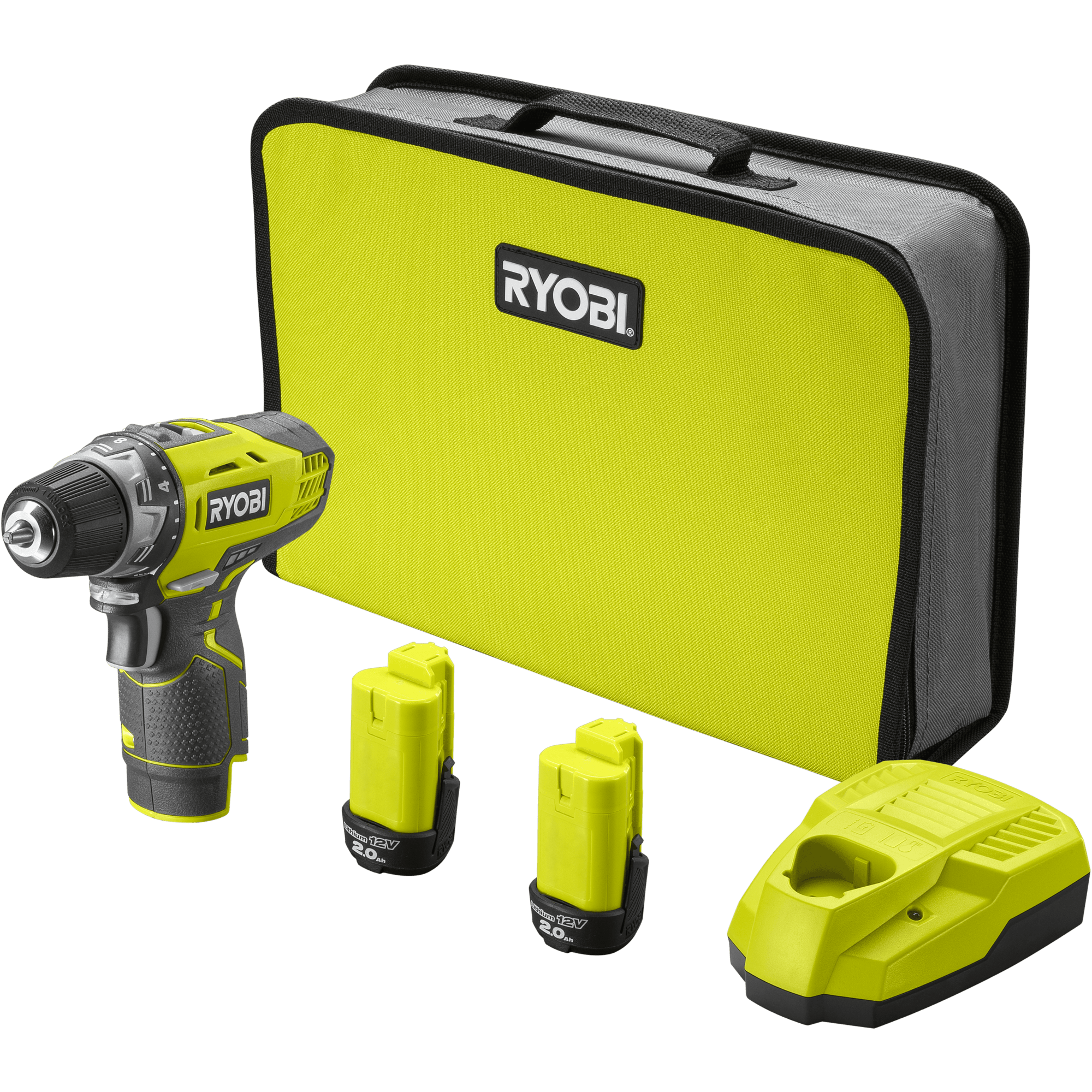 RYOBI 12V ONE+™ Aku vŕtačka a skrutkovač R12DD-220S