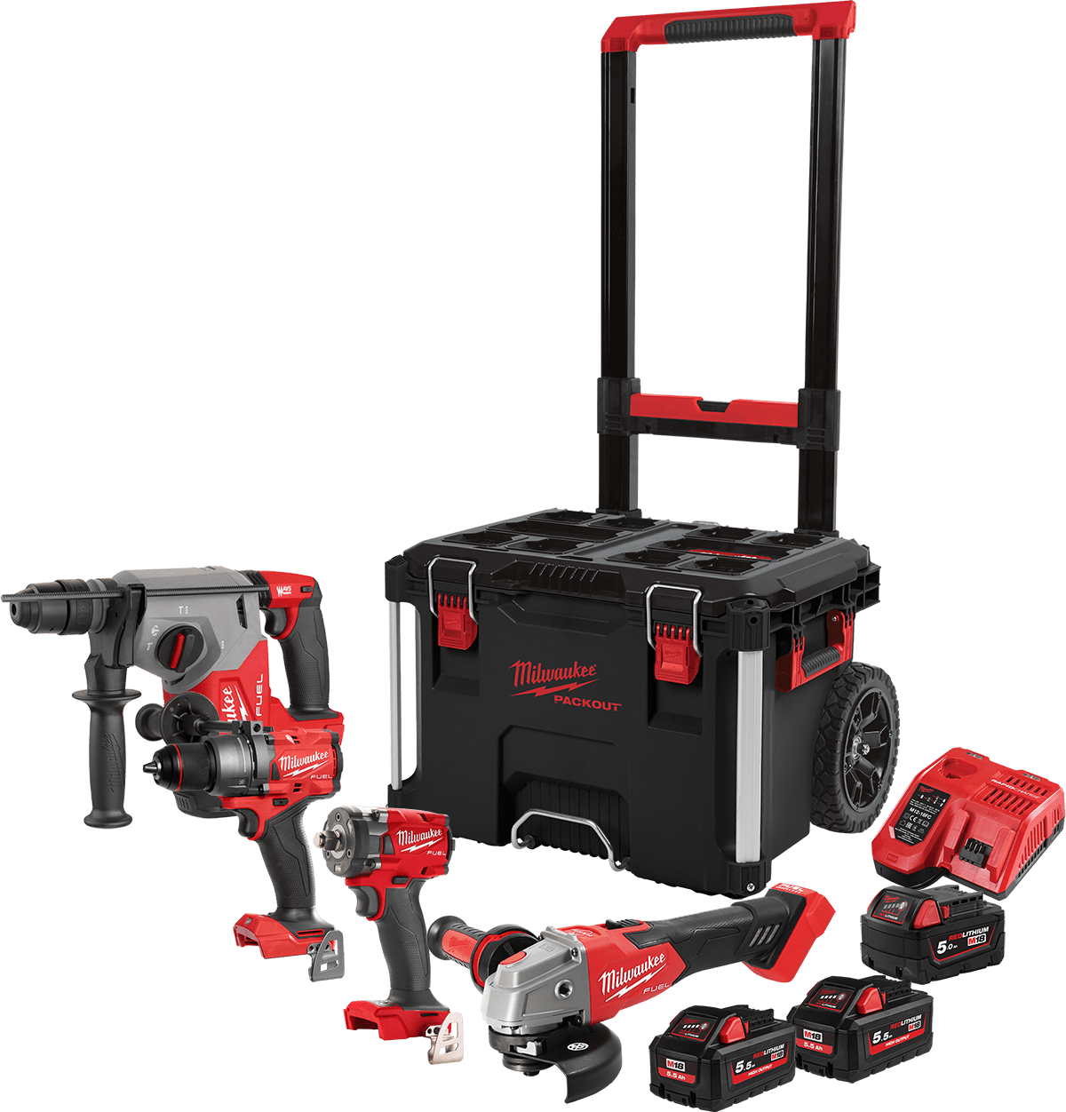 MILWAUKEE M18 FUEL™ Set náradia M18FPP4C-555T