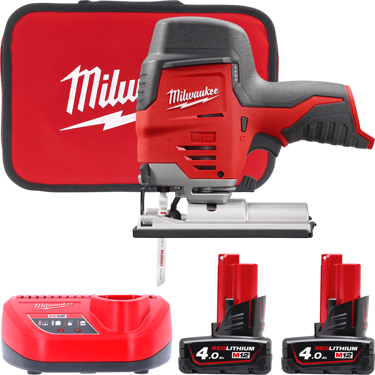 MILWAUKEE M12™ Kompaktná priamočiara píla M12JS-402B