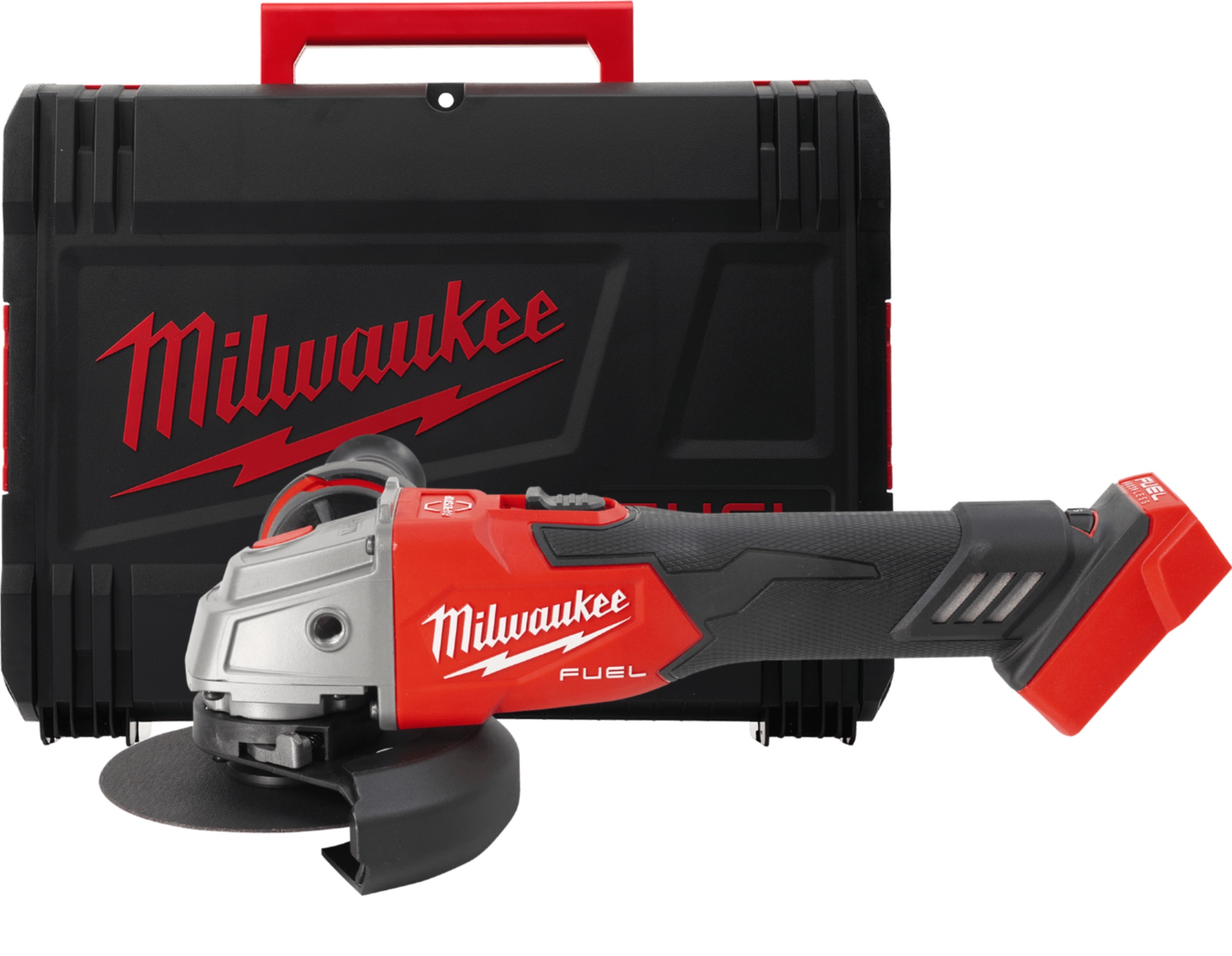 MILWAUKEE M18 FUEL™ 125 mm uhlová brúska s reguláciou a posuvným spínačom M18FSAGV125XB-0X