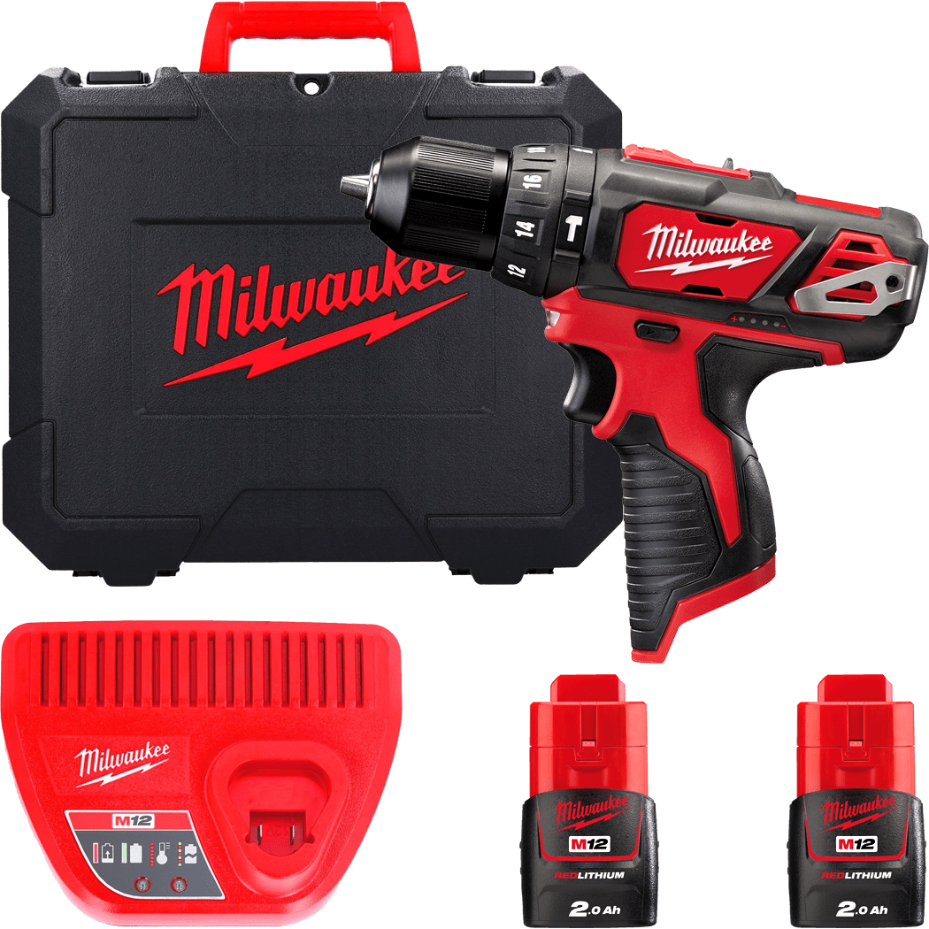 MILWAUKEE M12™ Aku vŕtačka s príklepom - kompaktná M12BPD-202C