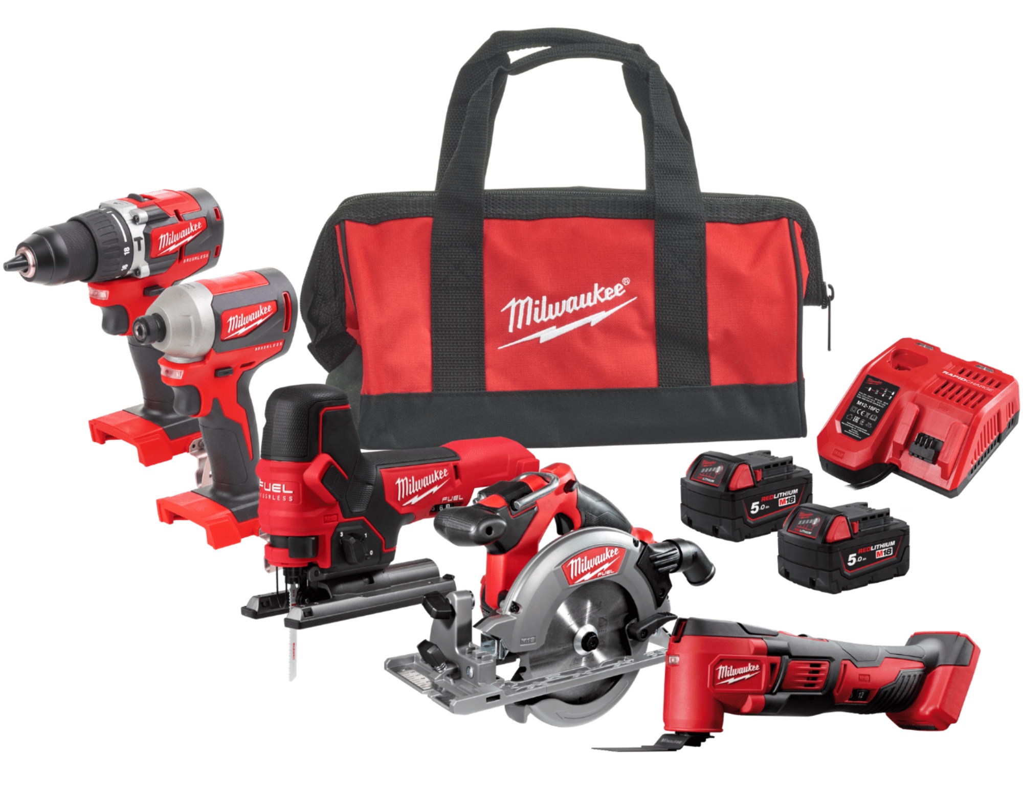 MILWAUKEE M18™ Set náradia M18FPP5K-502B