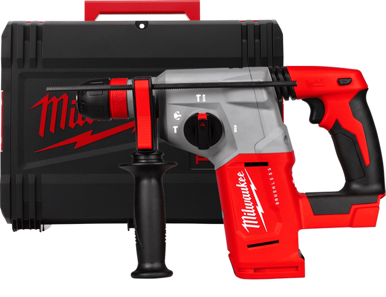 MILWAUKEE M18™ SDS-Plus vŕtacie kladivo 4-režimové s FIXTEC™ M18BLHX-0X