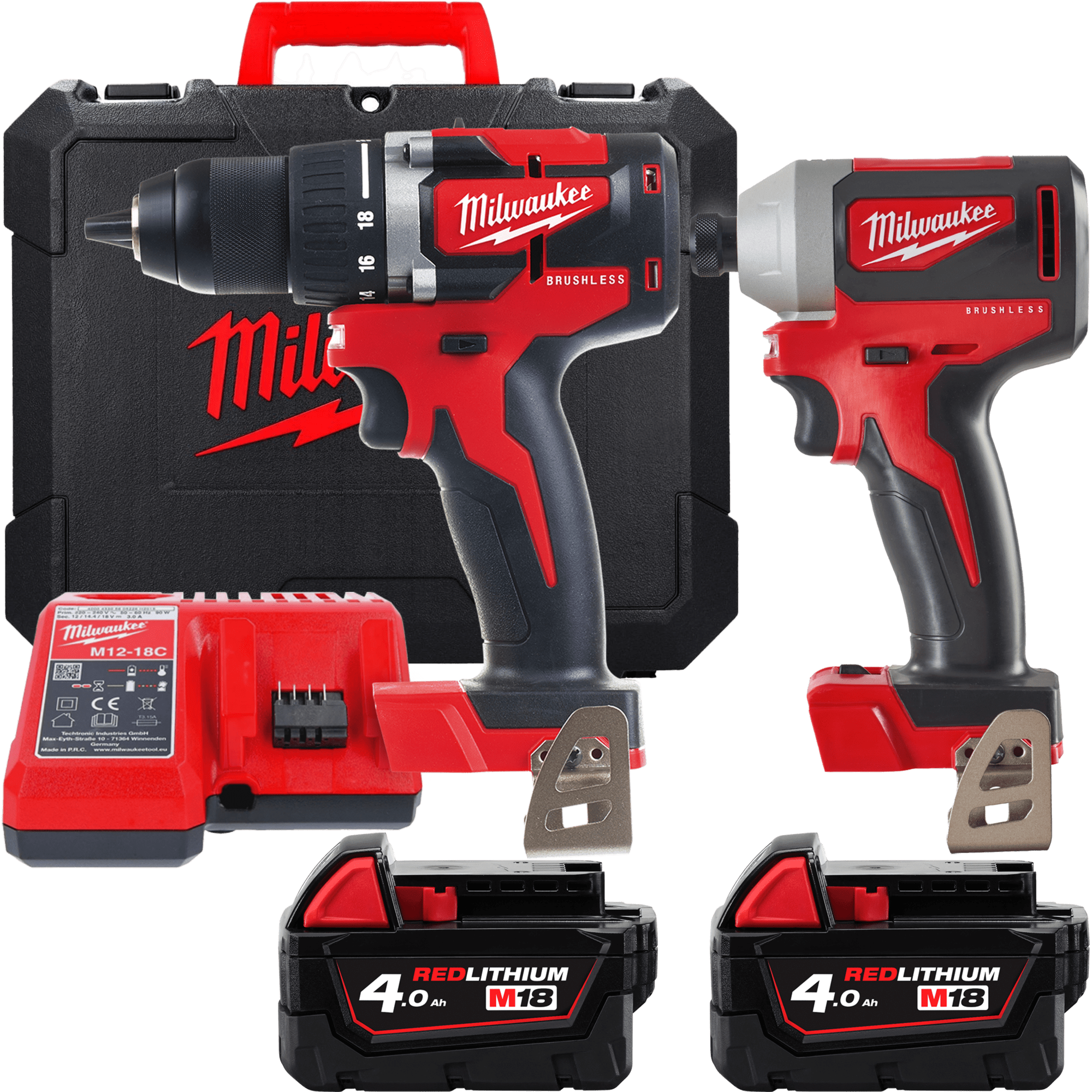 MILWAUKEE M18™ Set náradia M18CBLPP2B-402C