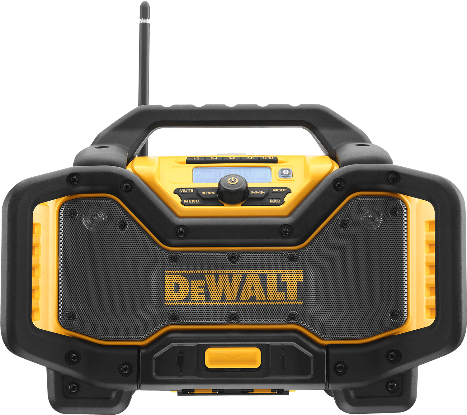 DEWALT XR 10,8 V, 14,4 V, 18 V, FLEXVOLT™ alebo 230 V Rádio, bez aku DCR027-QW