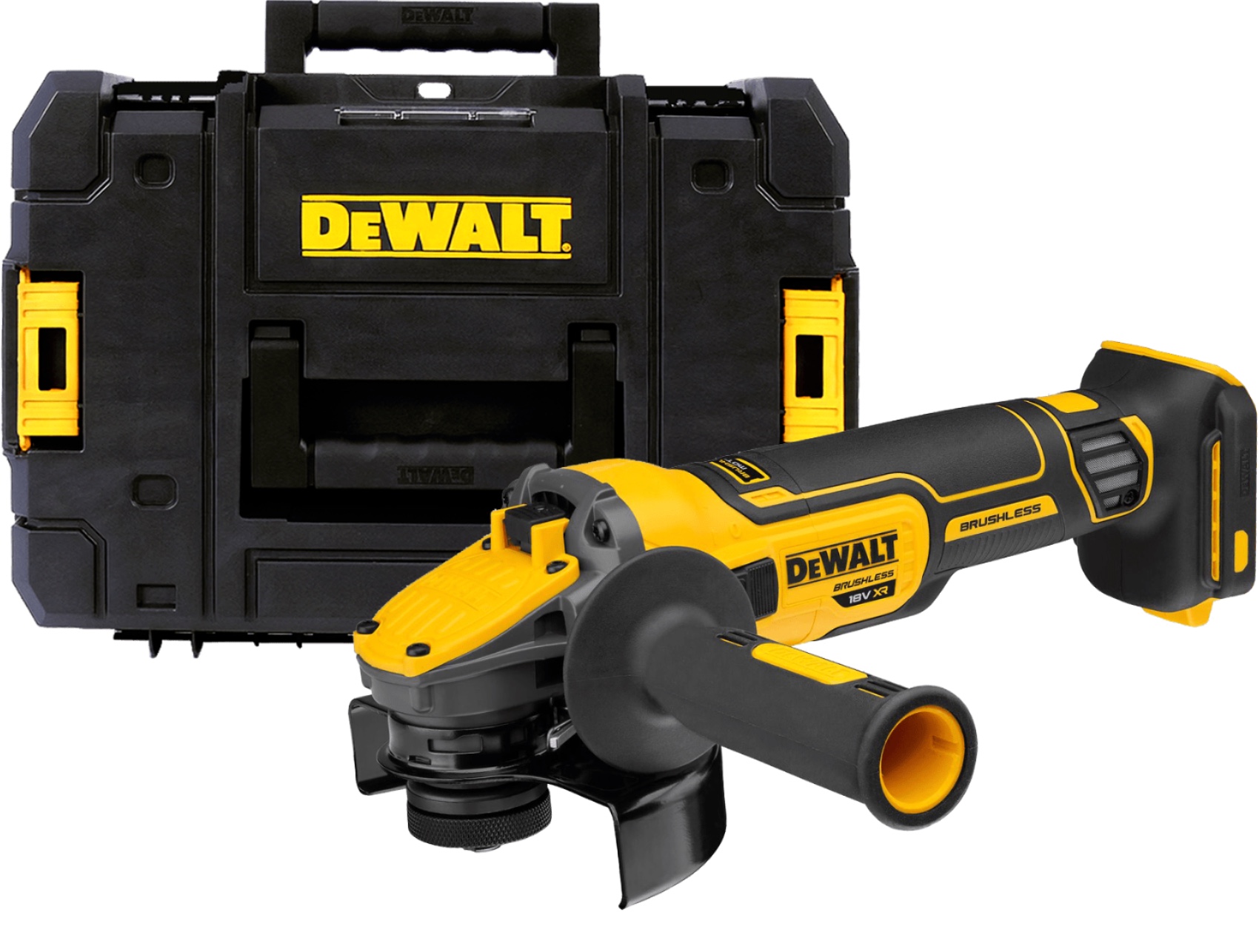 DEWALT 18V XR 125 mm Aku uhlová brúska FLEXVOLT™ ADVANTAGE s posuvným spínačom, bez aku