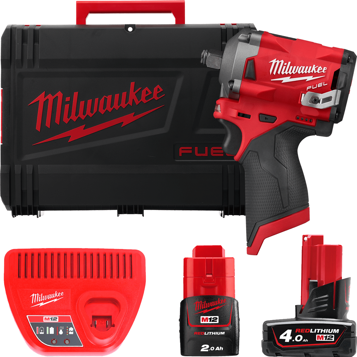 MILWAUKEE M12 FUEL™ 1/2” Aku rázový uťahovák - kompaktný M12FIWF12-422X