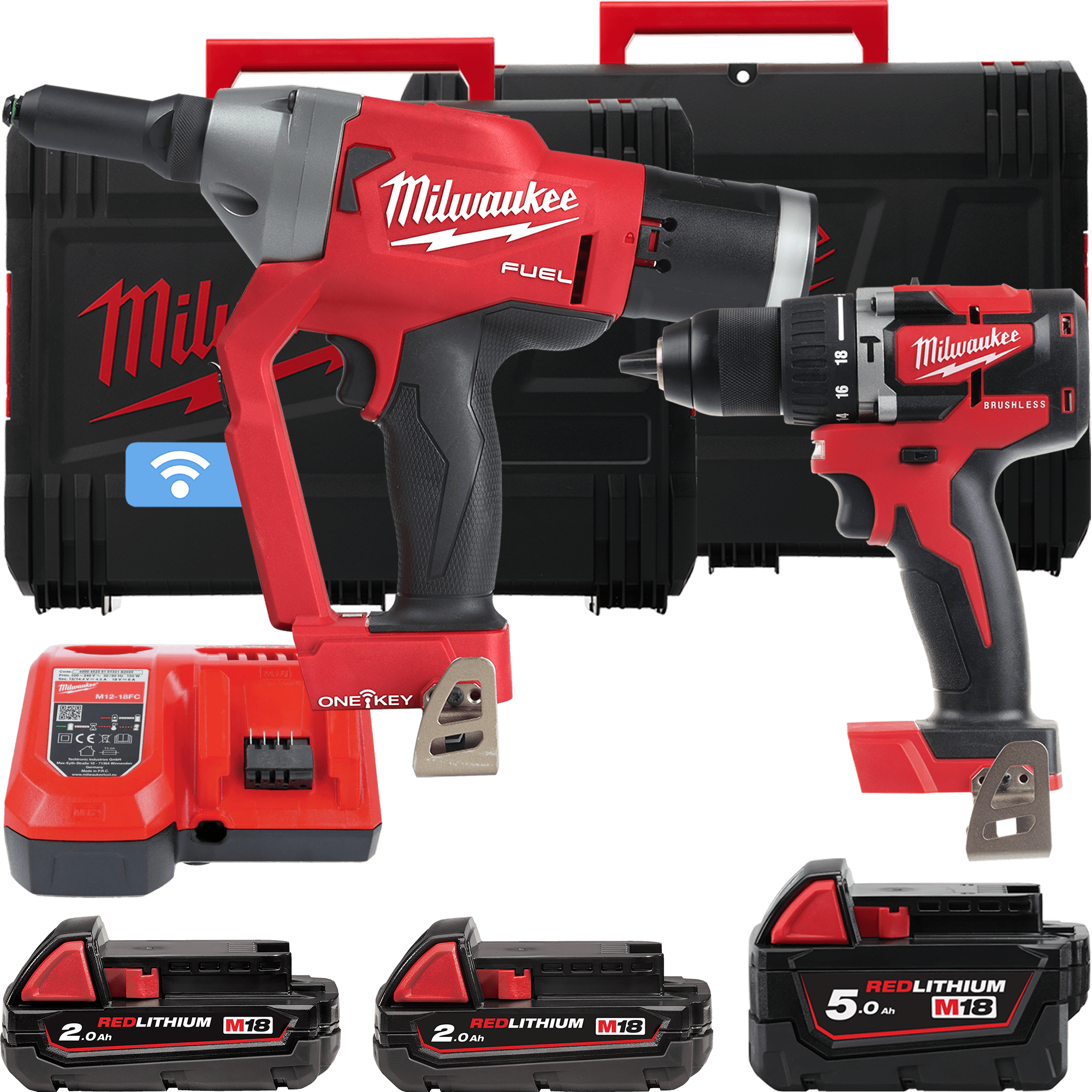 MILWAUKEE M18 FUEL™ Set náradia M18FPP2BC-523X