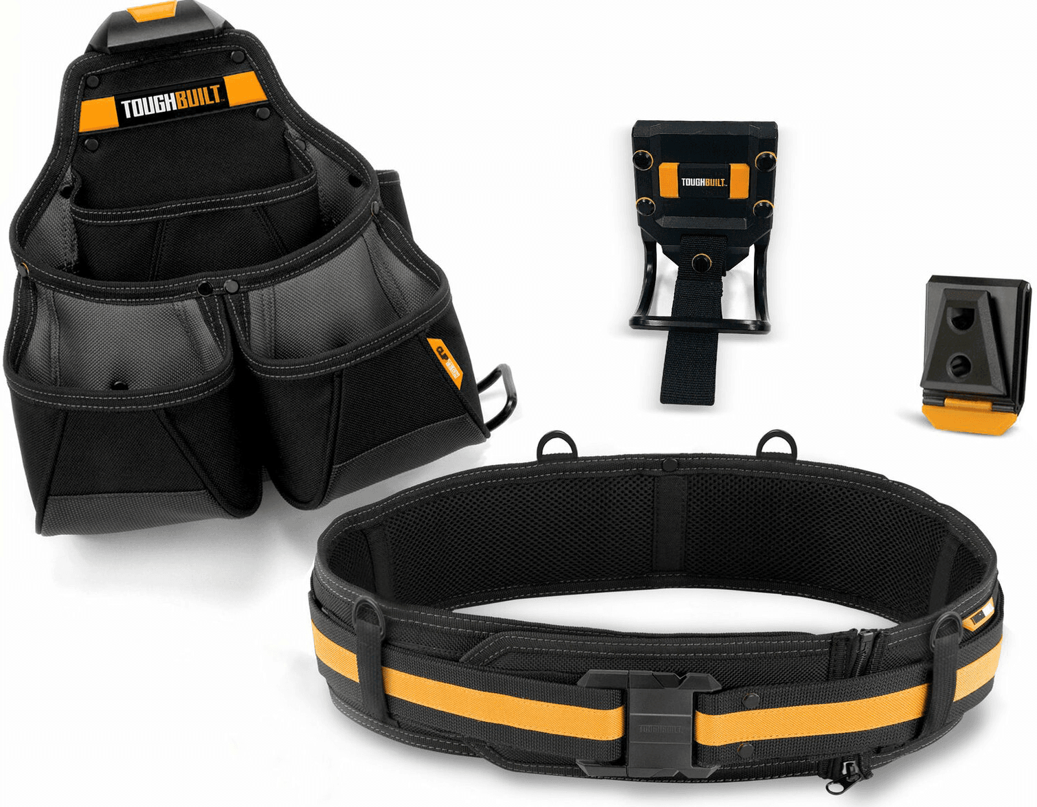 TOUGHBUILT 3 diel. Tesársky opasok na náradie Pro ClipTech®