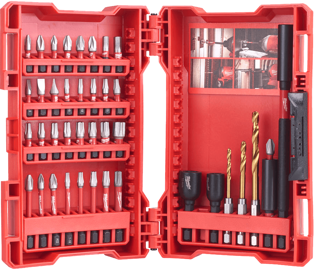 MILWAUKEE Sada skrutkovacích bitov SHOCKWAVE™ 40 ks