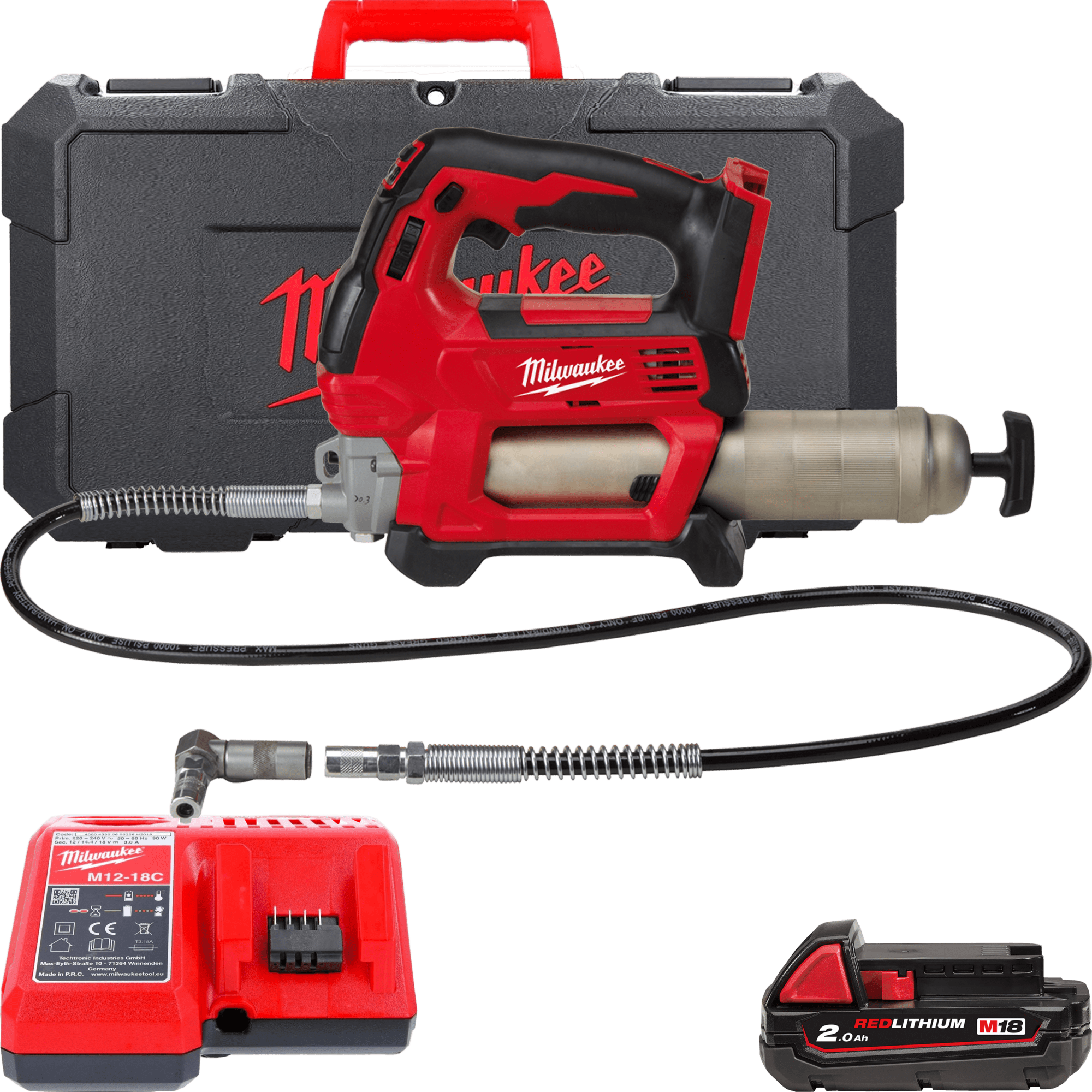 MILWAUKEE M18™ Mazacia pištoľ M18GG-201C