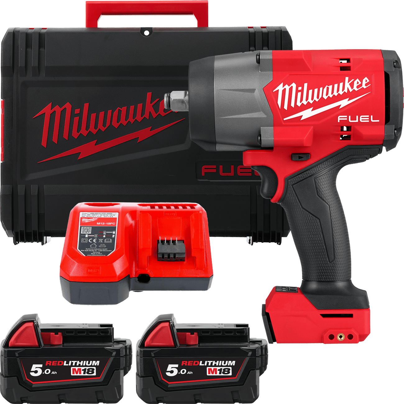 MILWAUKEE M18 FUEL™ 1/2” Aku rázový uťahovák s poistným krúžkom M18FHIW2F12-502X