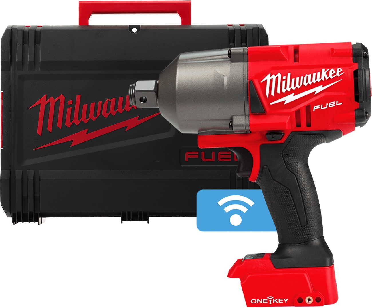 MILWAUKEE M18 FUEL™ ONE-KEY™ 3/4” Aku rázový uťahovák s poistným krúžkom M18ONEFHIWF34-0X