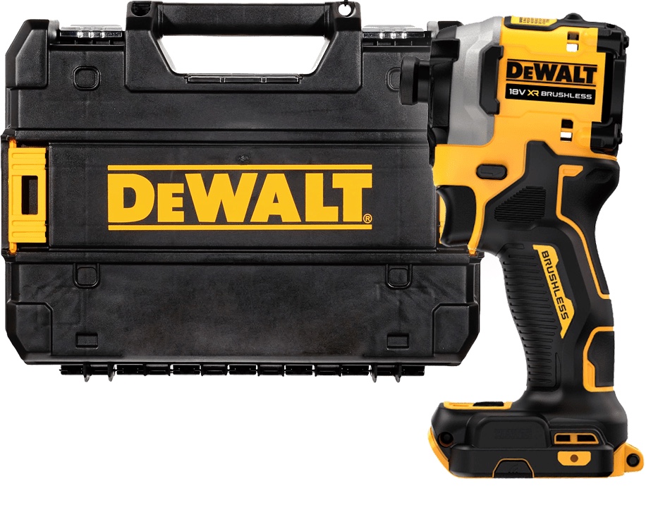 DEWALT 18V XR 1/4” Hex aku rázový uťahovák, bez aku DCF850NT-XJ