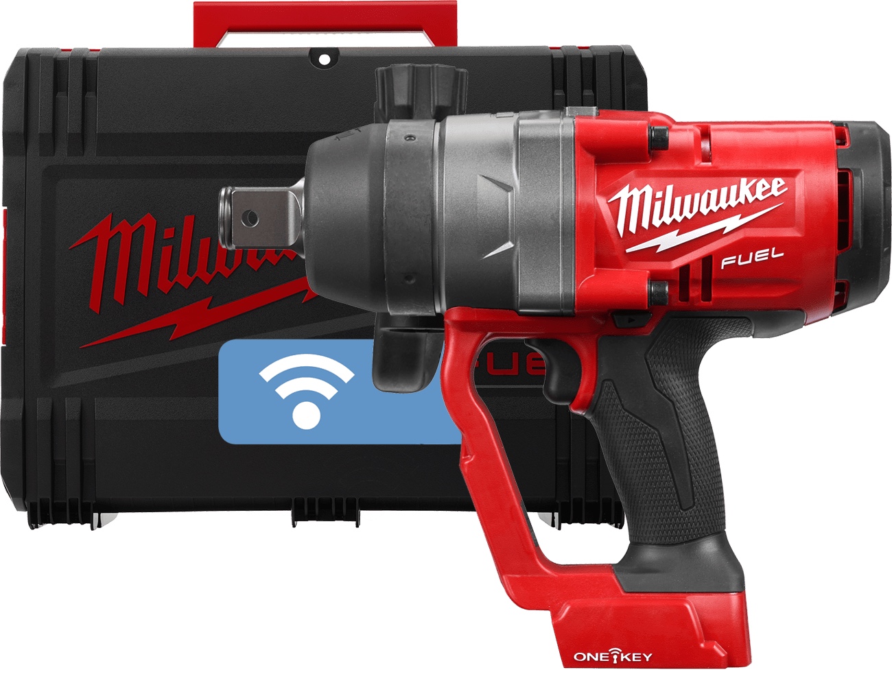 MILWAUKEE M18 FUEL™ ONE-KEY™ 1” Aku rázový uťahovák s poistným krúžkom M18ONEFHIWF1-0X