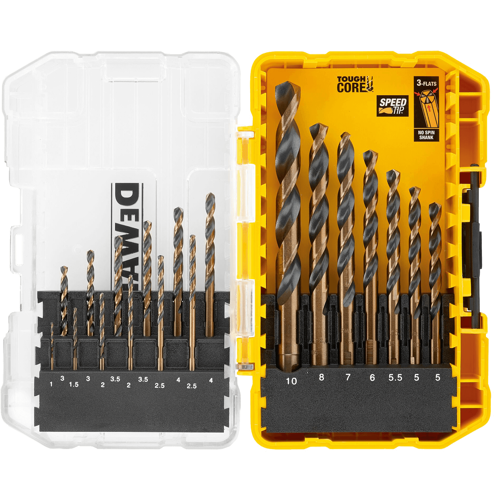 DEWALT Sada vrtákov do kovu HSS-G 19 ks DT70728POS-QZ