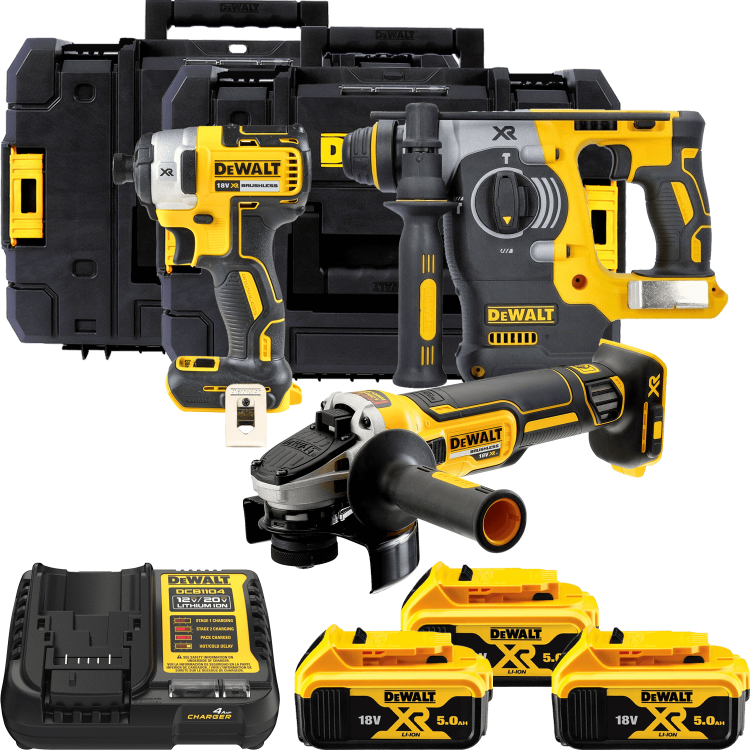 DEWALT 18V XR Aku sada náradia DCK305P3T-QW